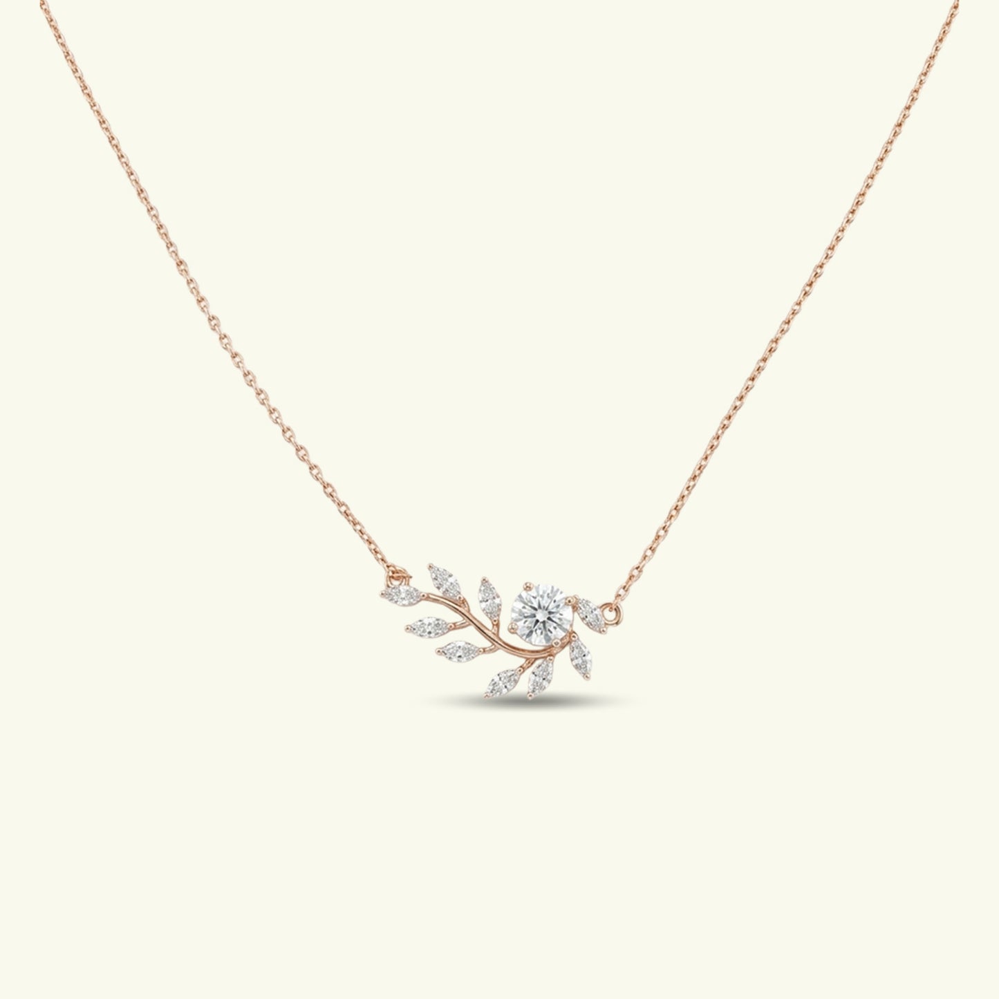 Liora Vine Diamond Pendant with Chain