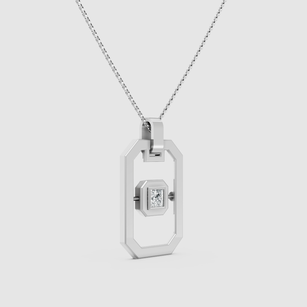 Zayth Diamond Mens Pendant