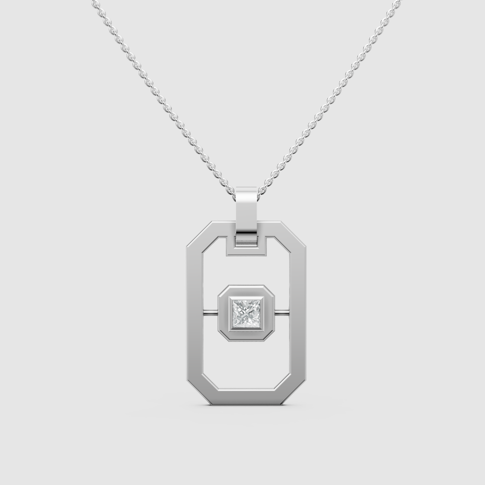 Zayth Diamond Mens Pendant