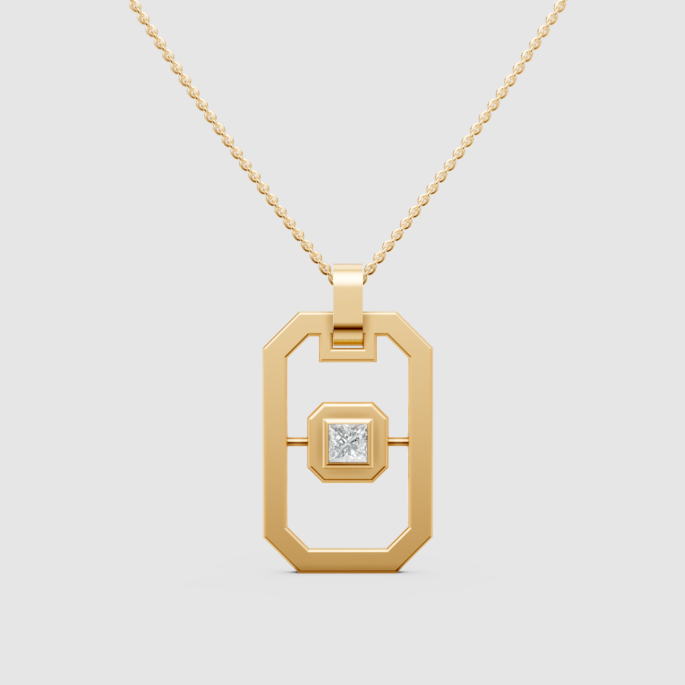 Zayth Diamond Mens Pendant