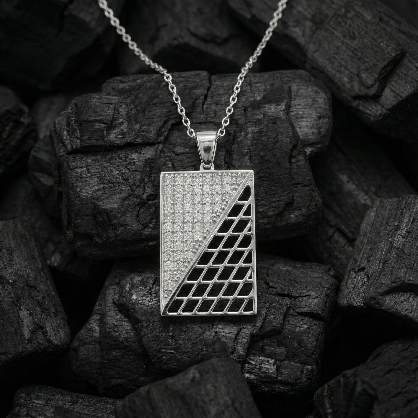 Roselle Veil Diamond Pendant