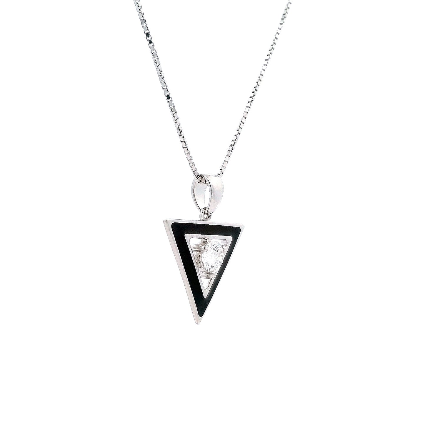 Kael Enamel Mens Diamond Pendant