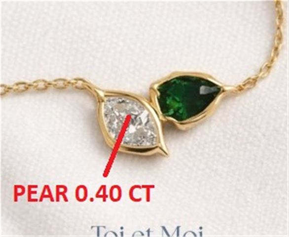 Entwined Diamond Necklace