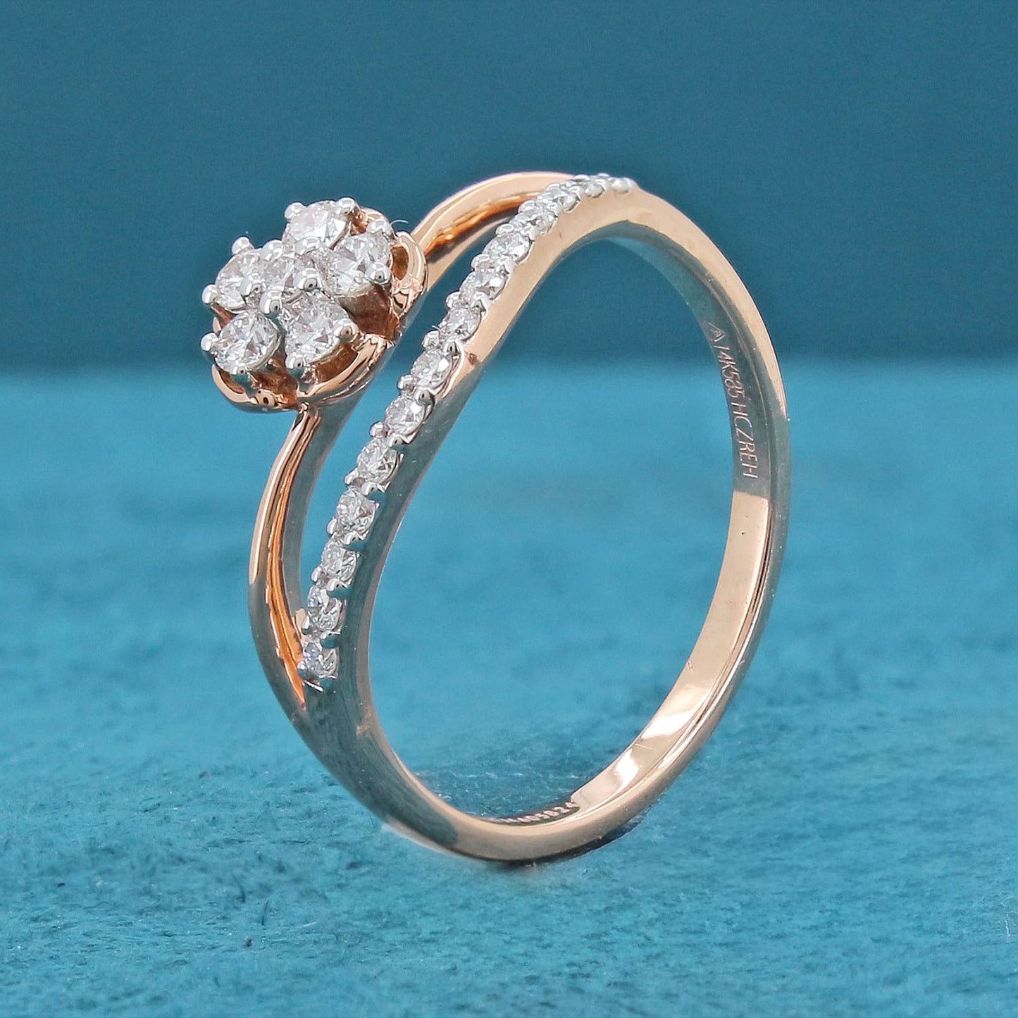 Mireya Floral Diamond Ring