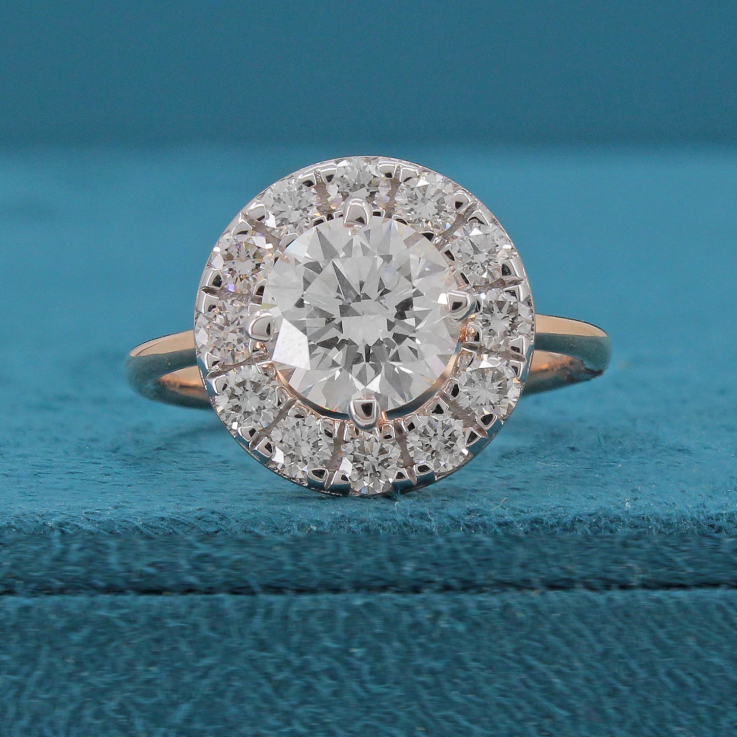 Mireya Halo Diamond Ring