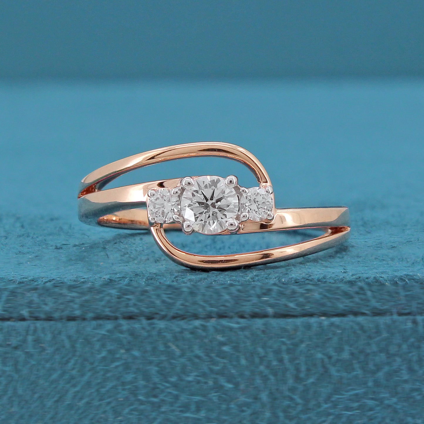 Sira Three Stone Diamond Ring