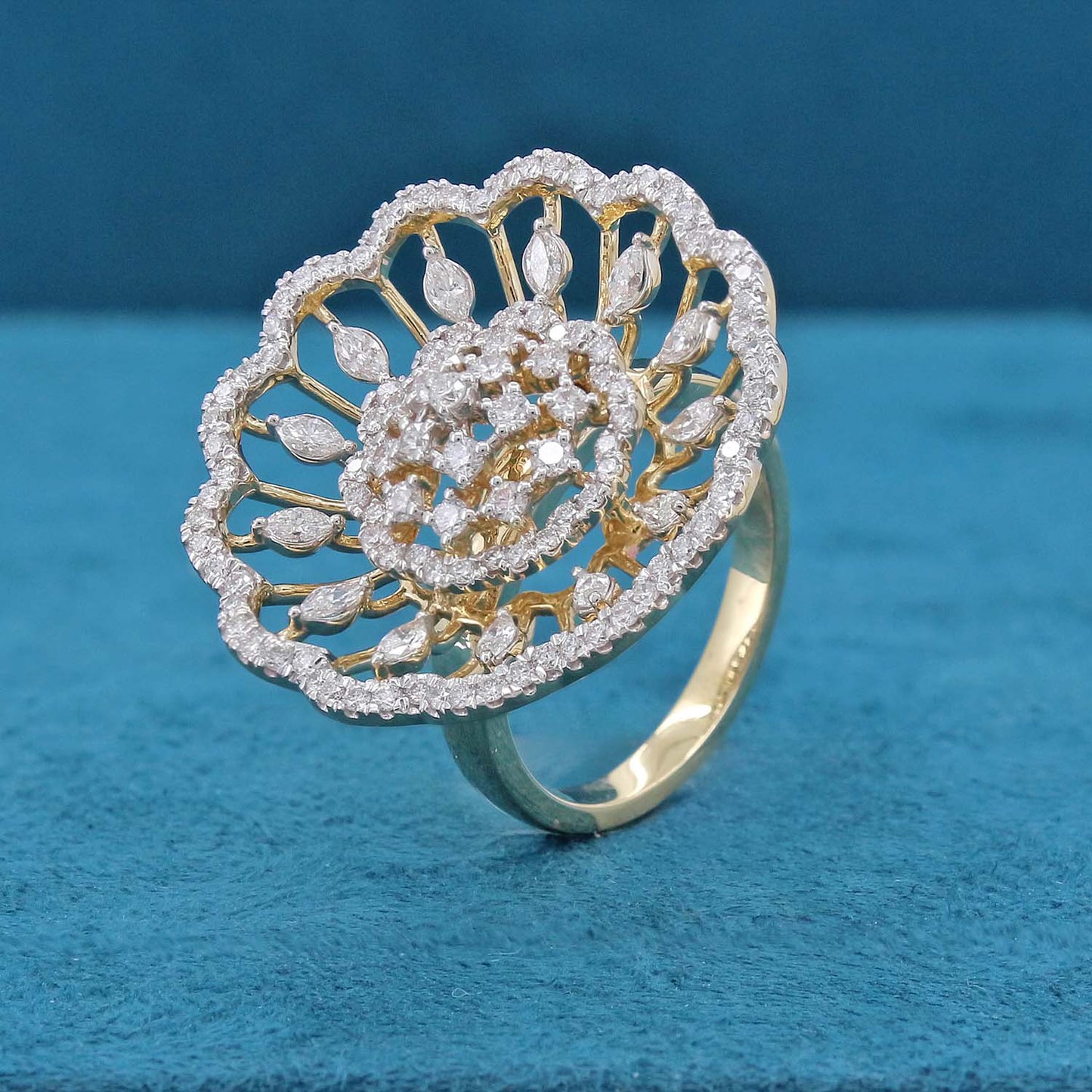 Florielle Floral Diamond Ring