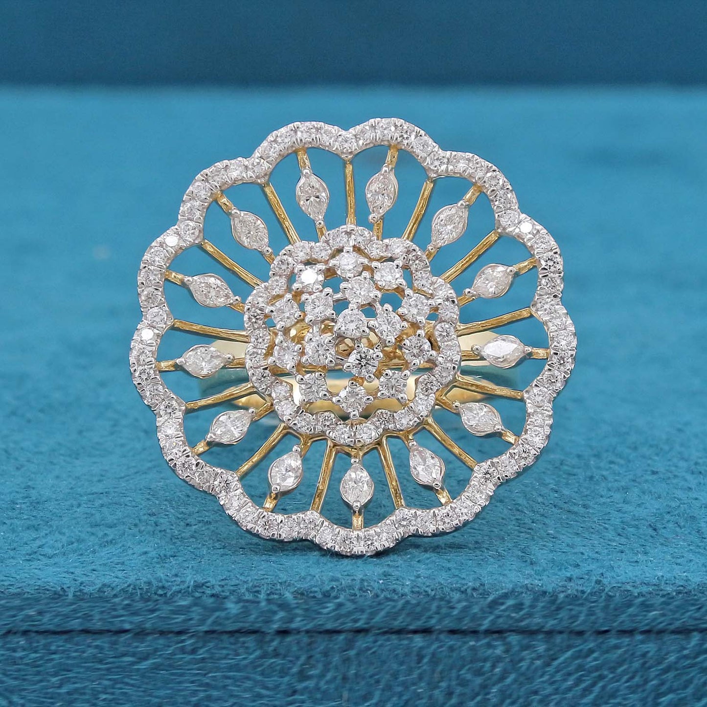 Florielle Floral Diamond Ring