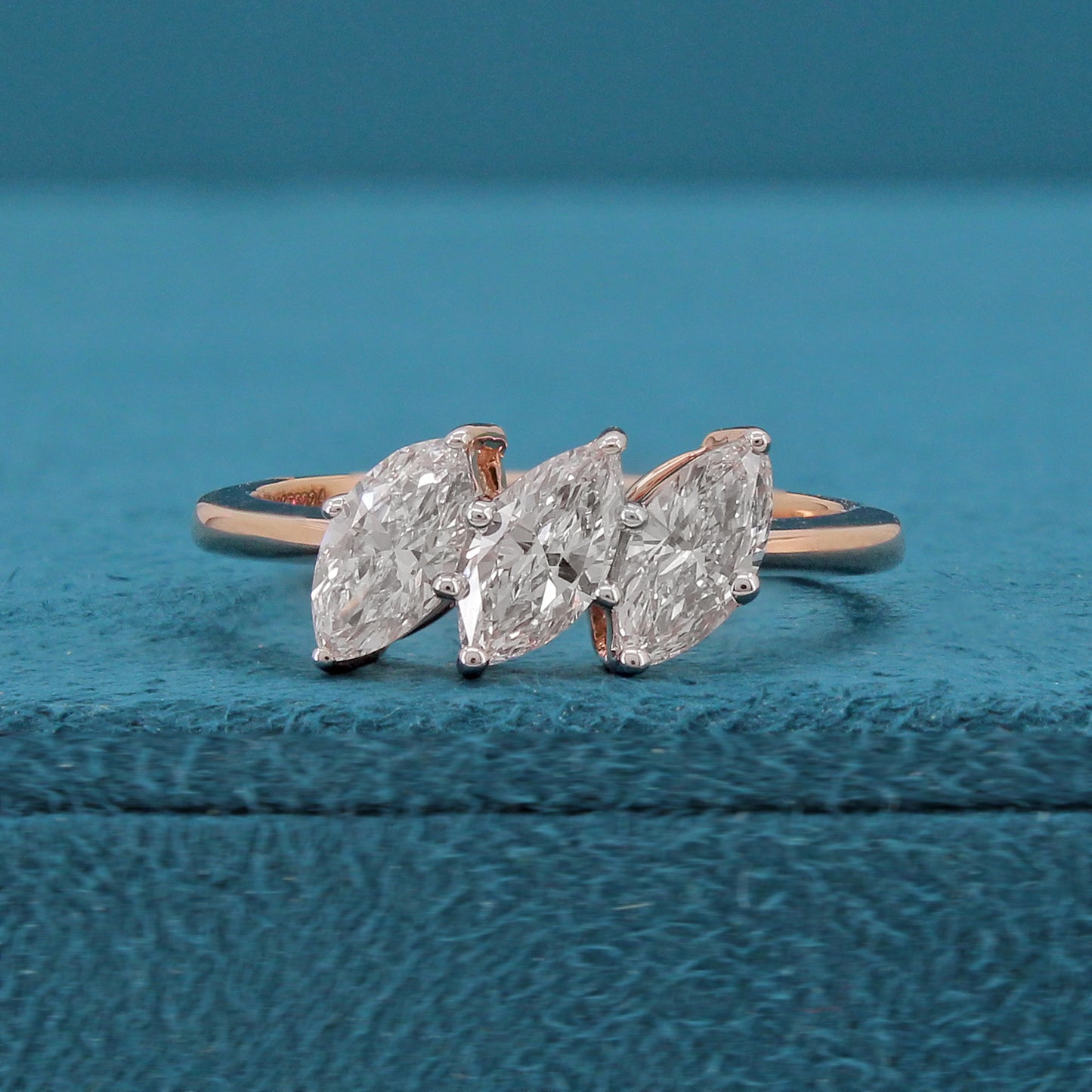 Aven Three Stone Diamond Ring