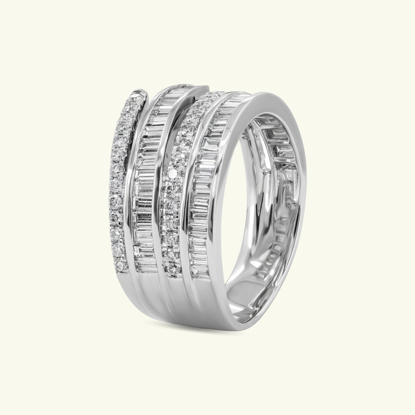 Elarin Scatter Diamond Eternity Ring