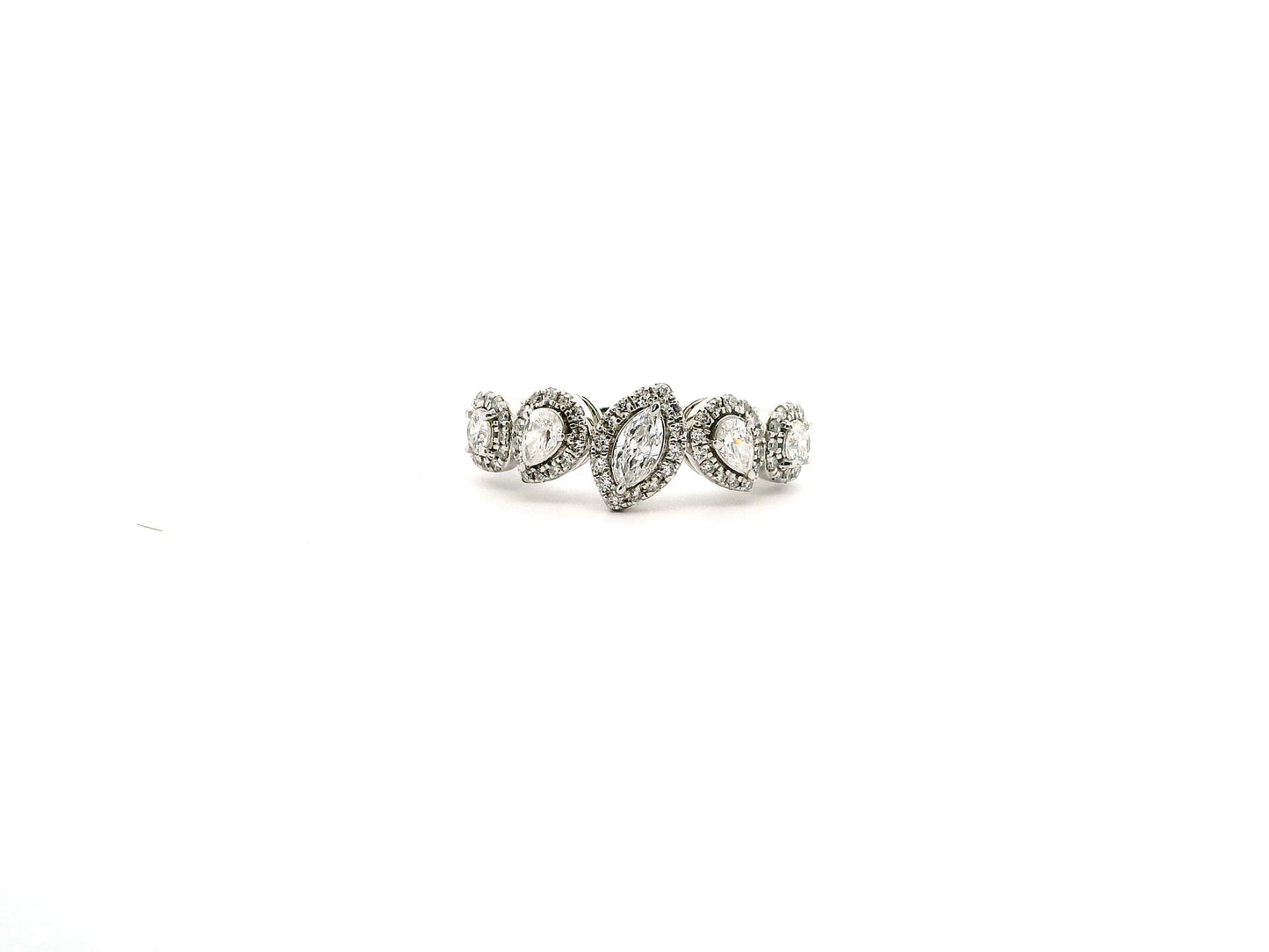Celesta Halo Diamond Eternity Ring