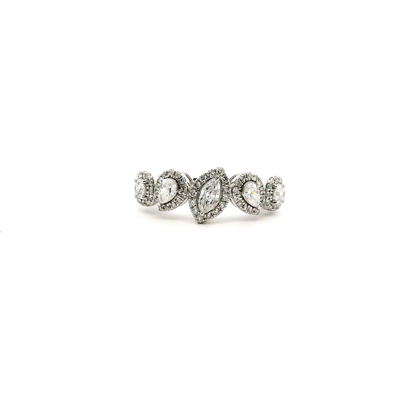 Celesta Halo Diamond Eternity Ring