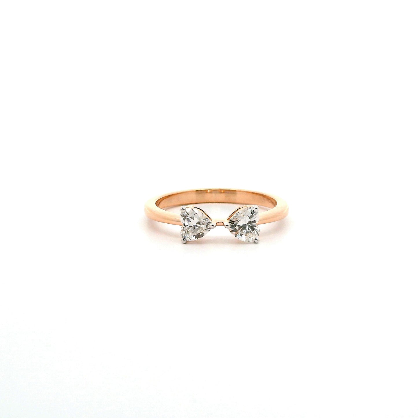 Lira Two Stone Diamond Ring