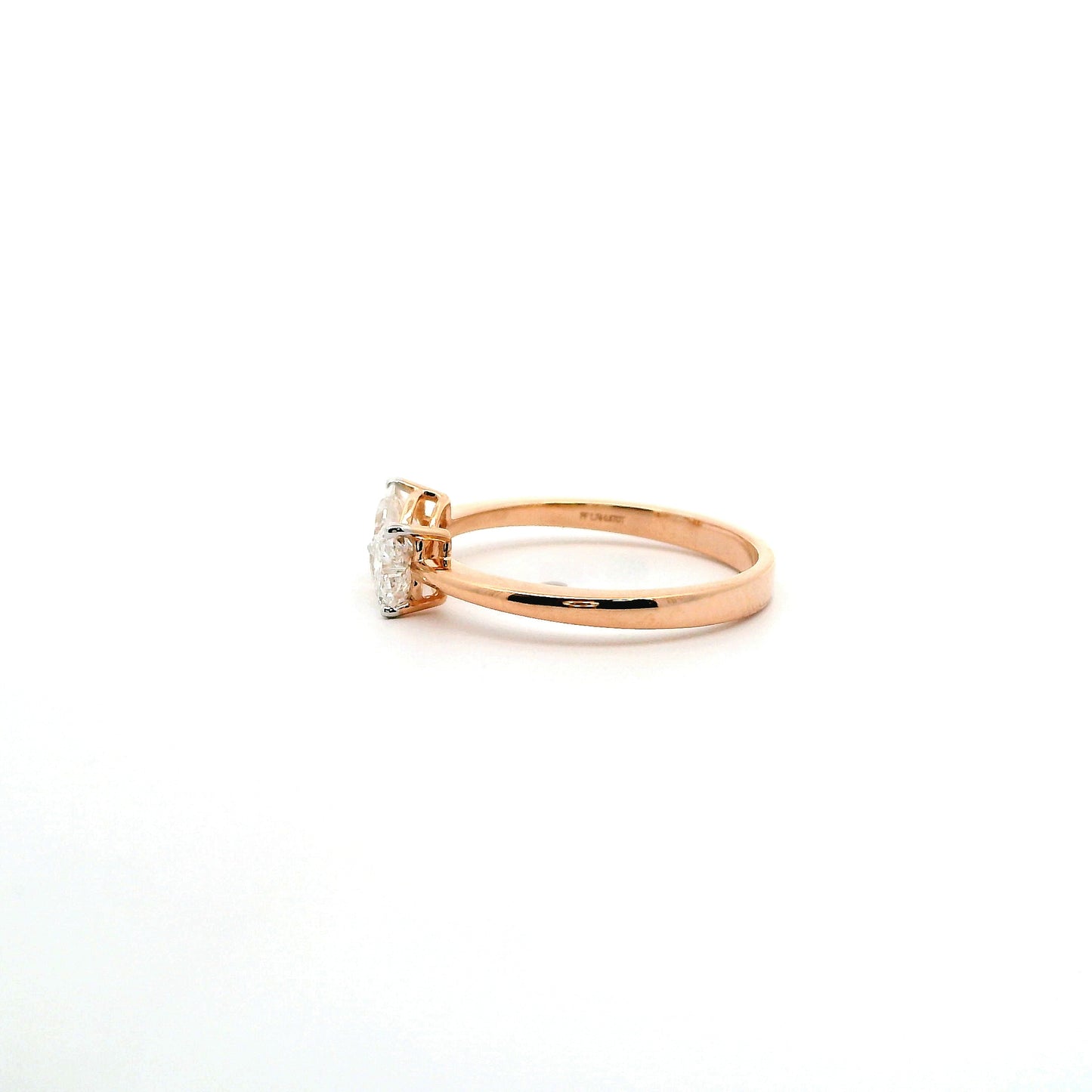 Lira Two Stone Diamond Ring