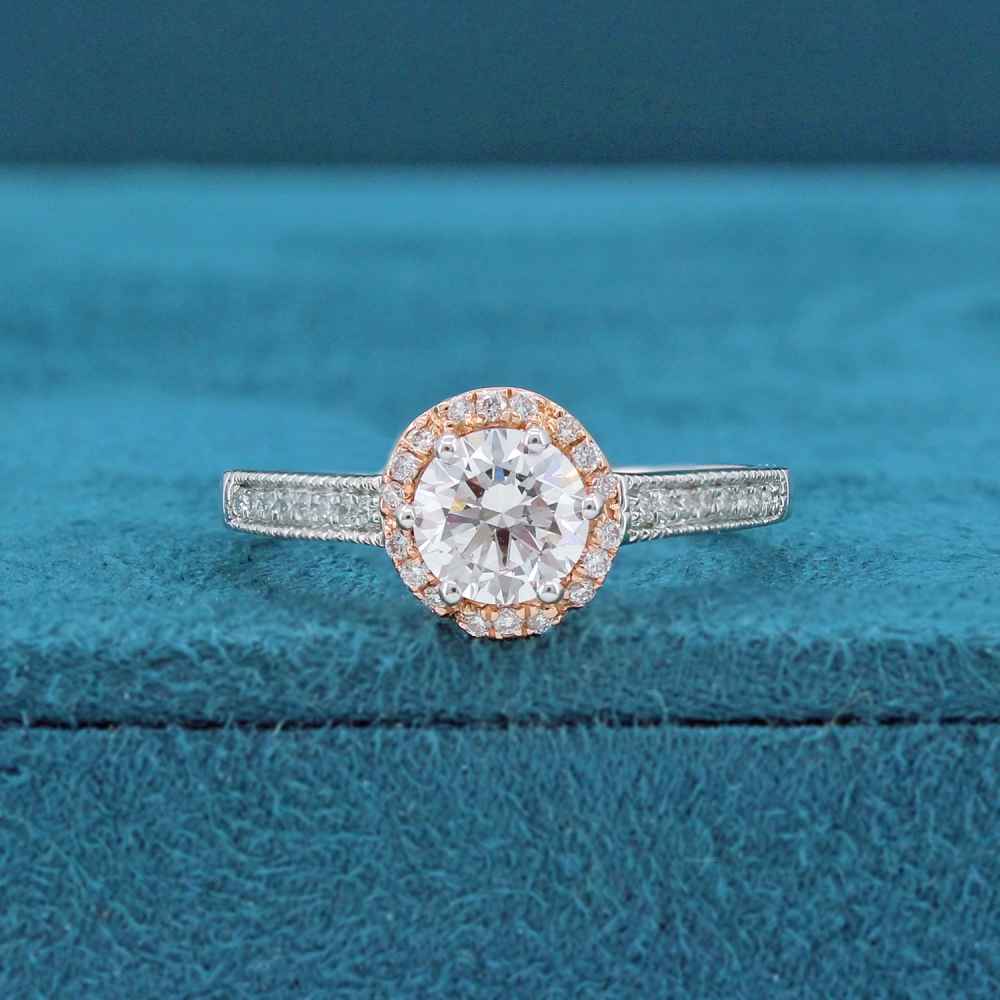 Sariel Halo Diamond Ring