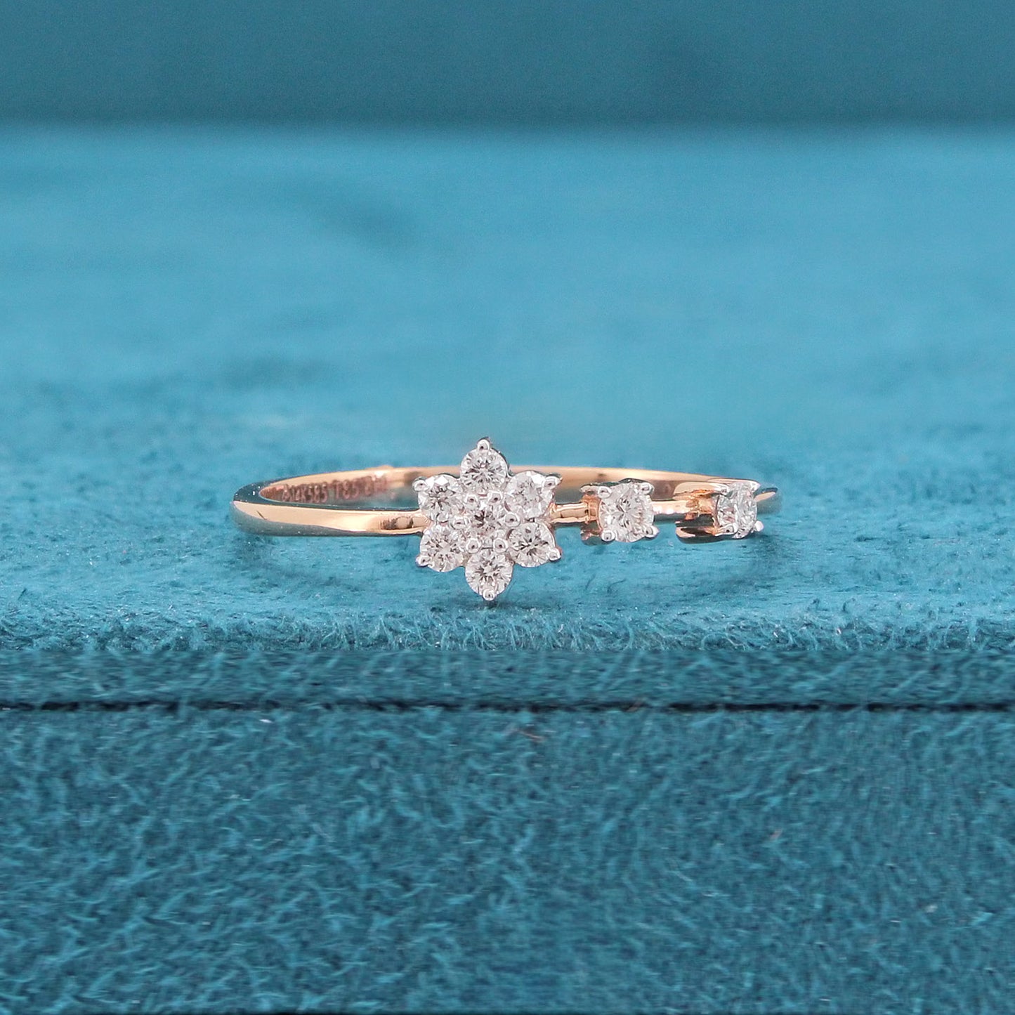 Evania Floral Diamond Ring