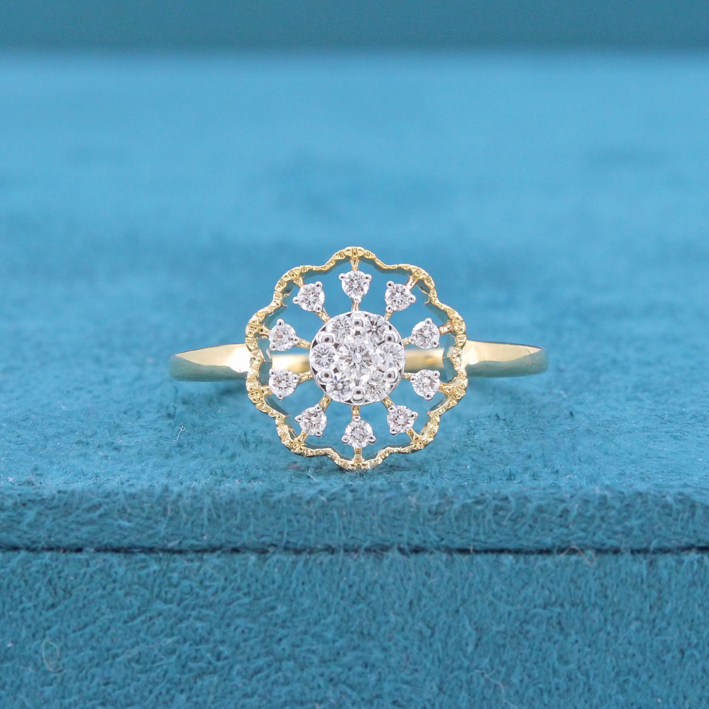 Sorelle Floral Diamond Ring