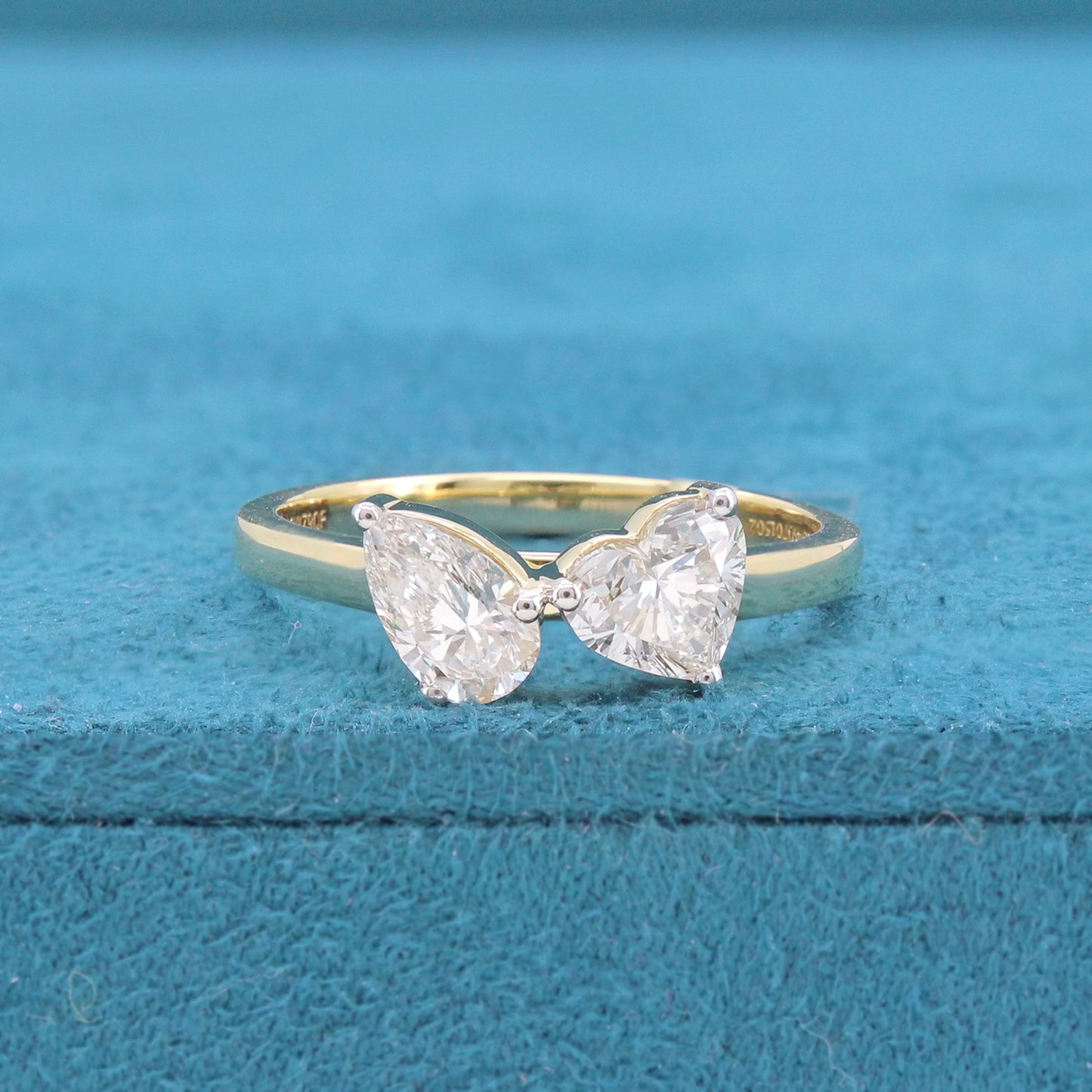 Elain Two Stone Diamond Ring