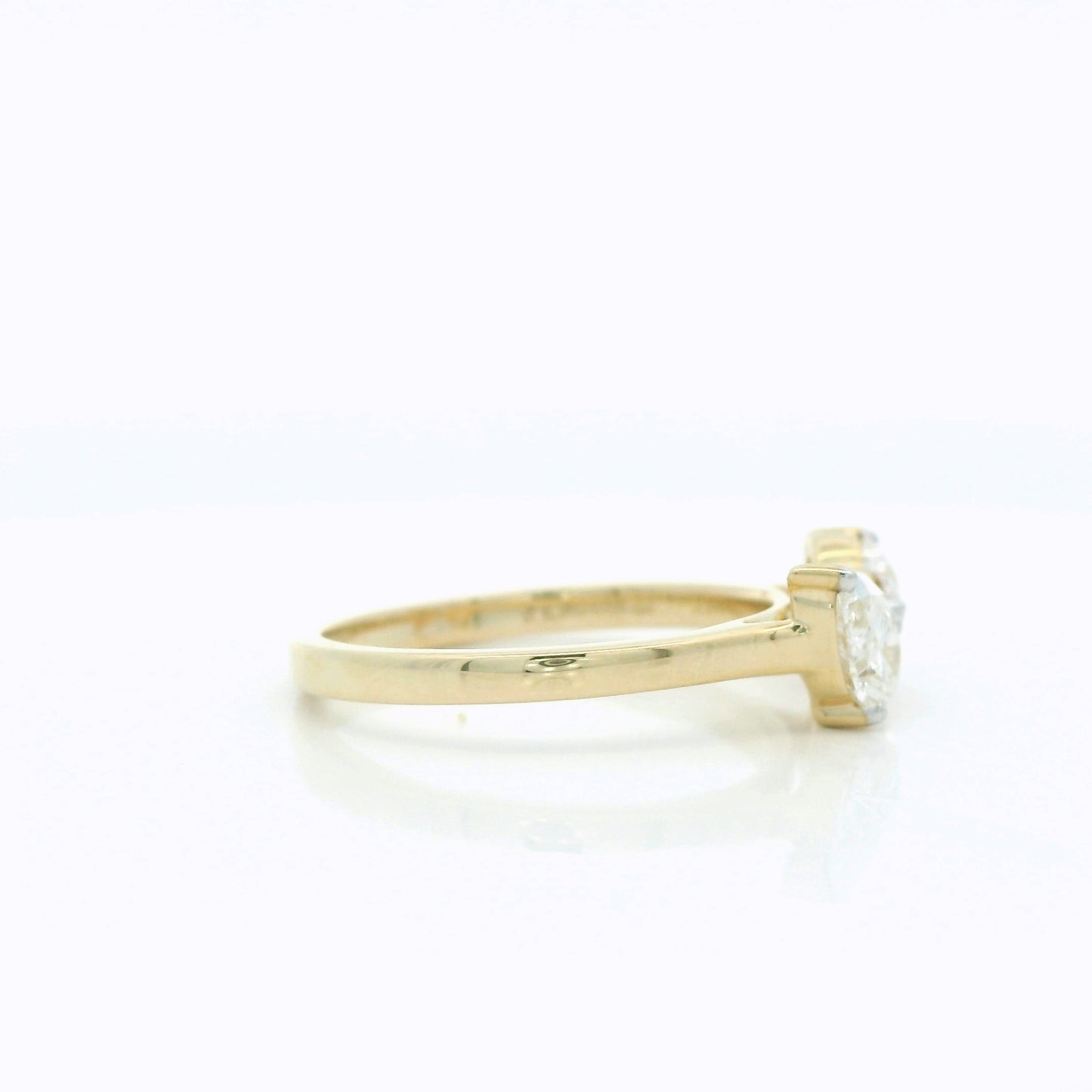 Elain Two Stone Diamond Ring