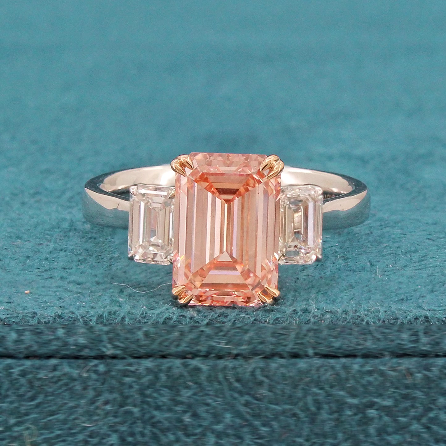 Zephira Three Stone Diamond Ring