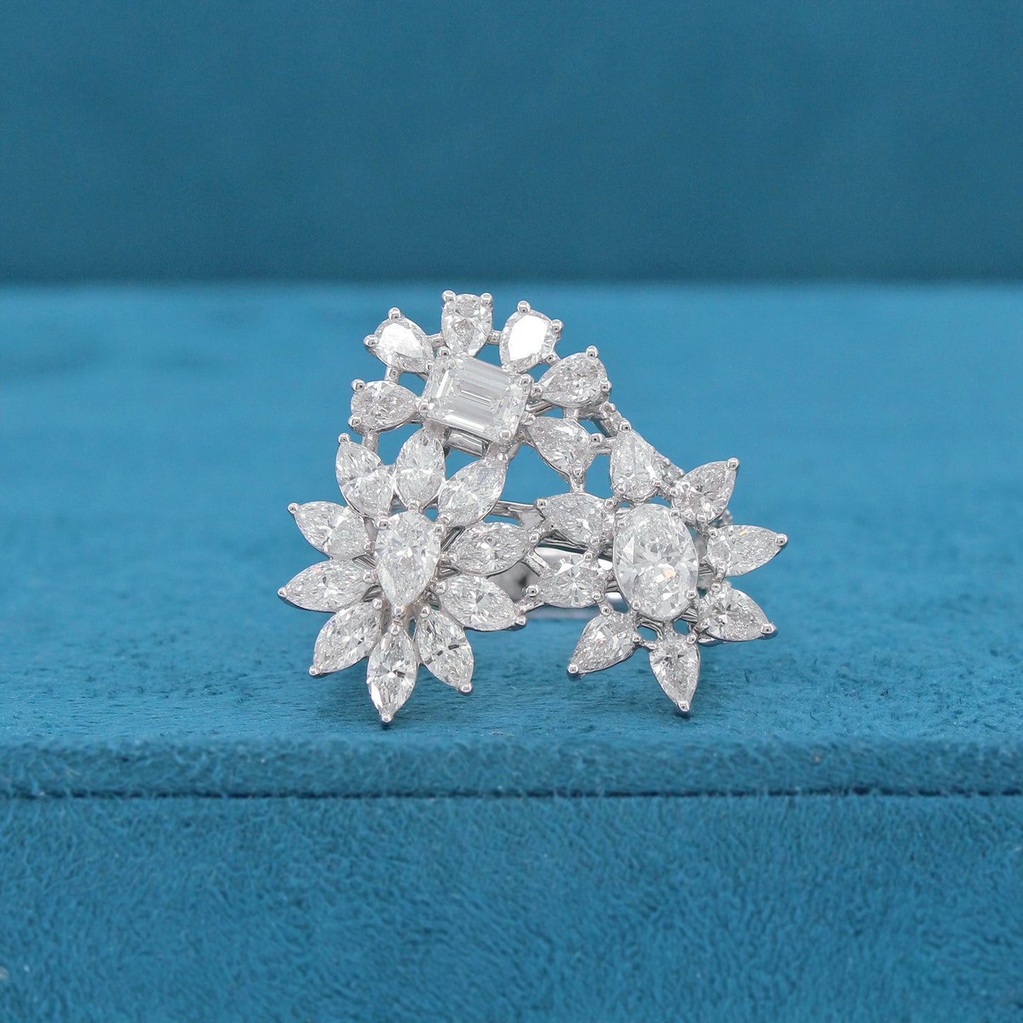 Elenna Bloom Diamond Cocktail Ring