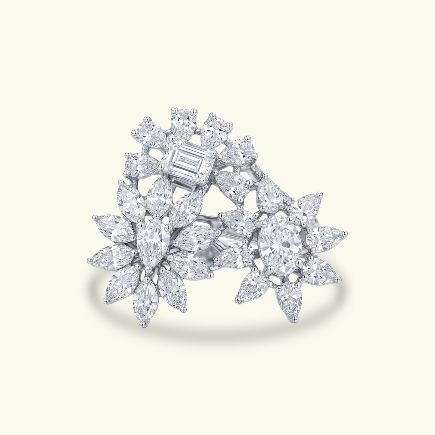 Elenna Bloom Diamond Cocktail Ring