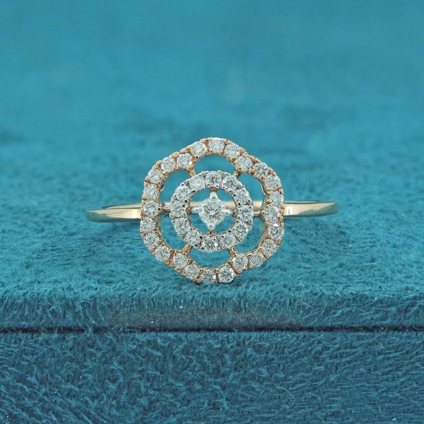 Alin Halo Diamond Ring