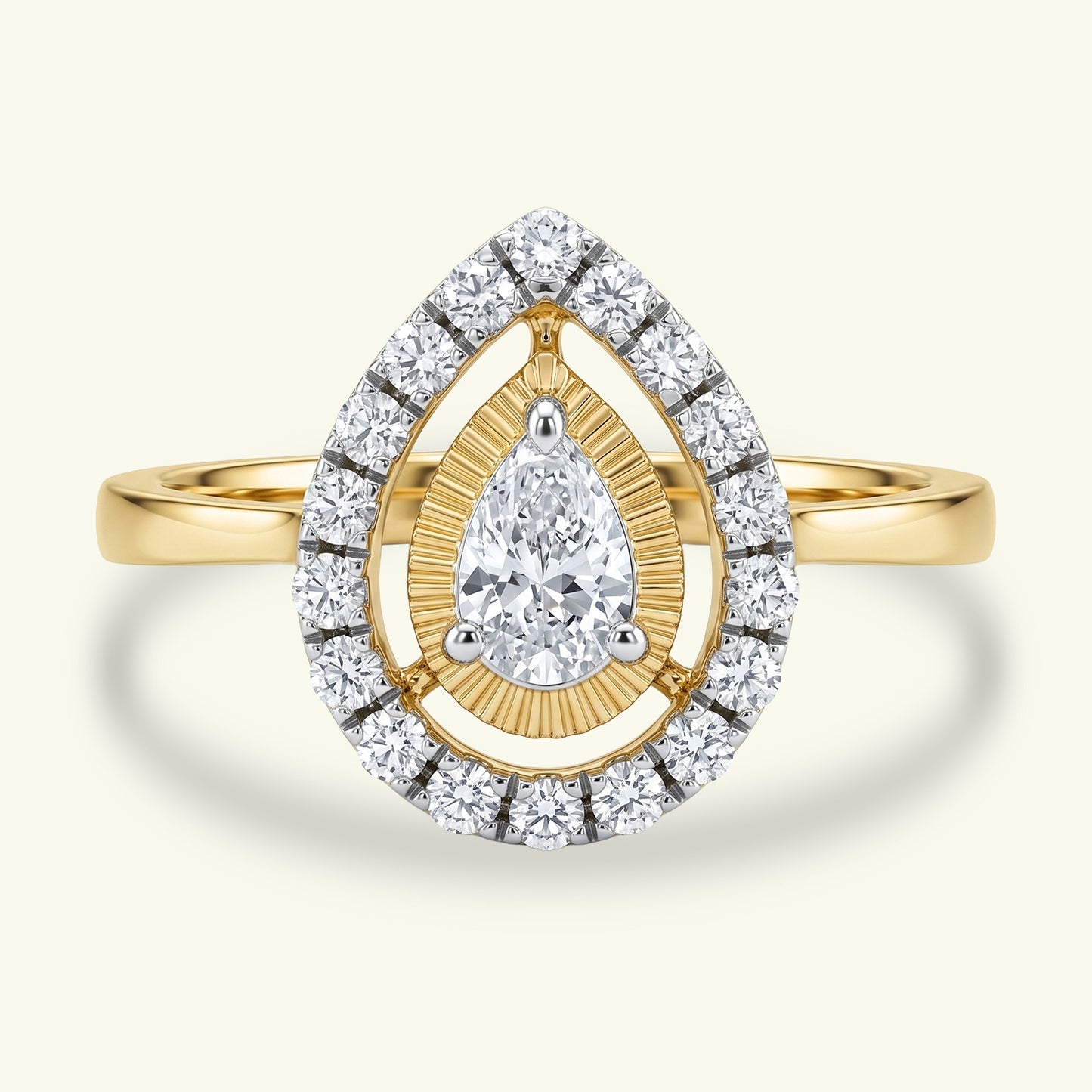 Sira Halo Diamond Ring