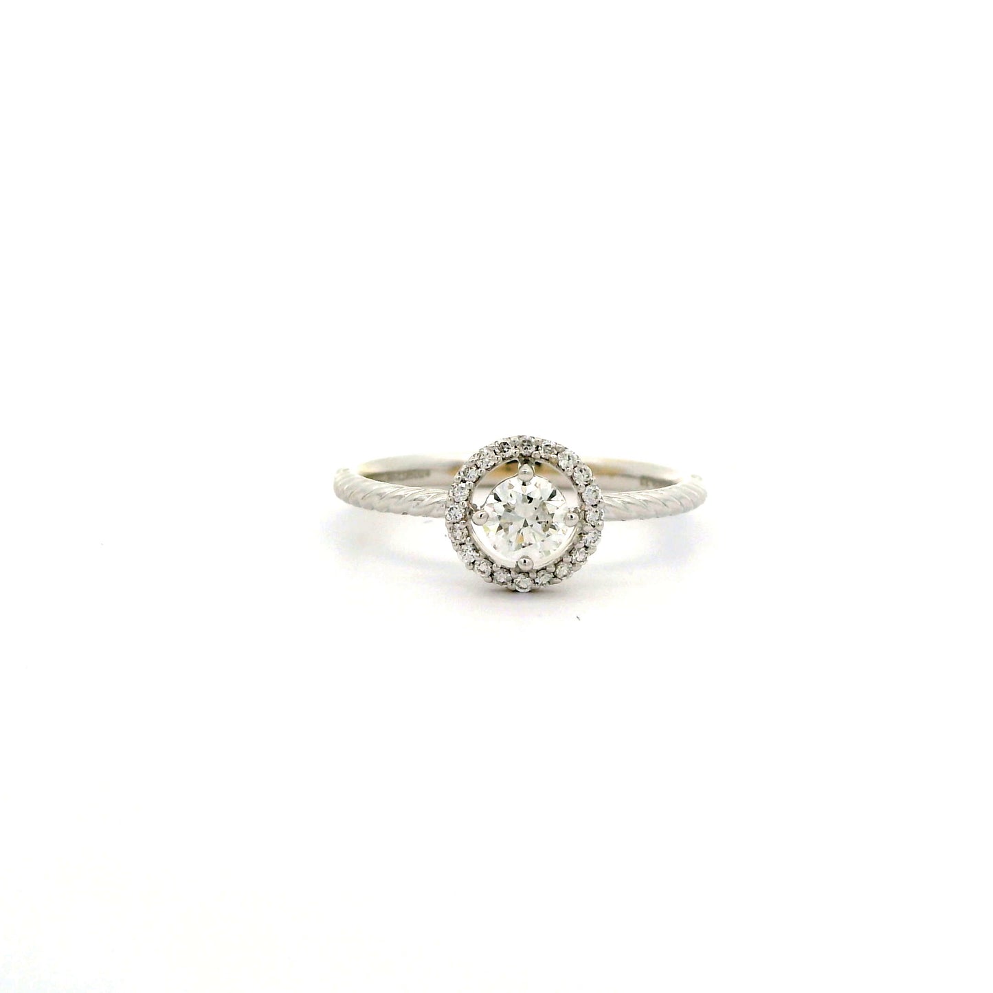 Lira Halo Diamond Ring