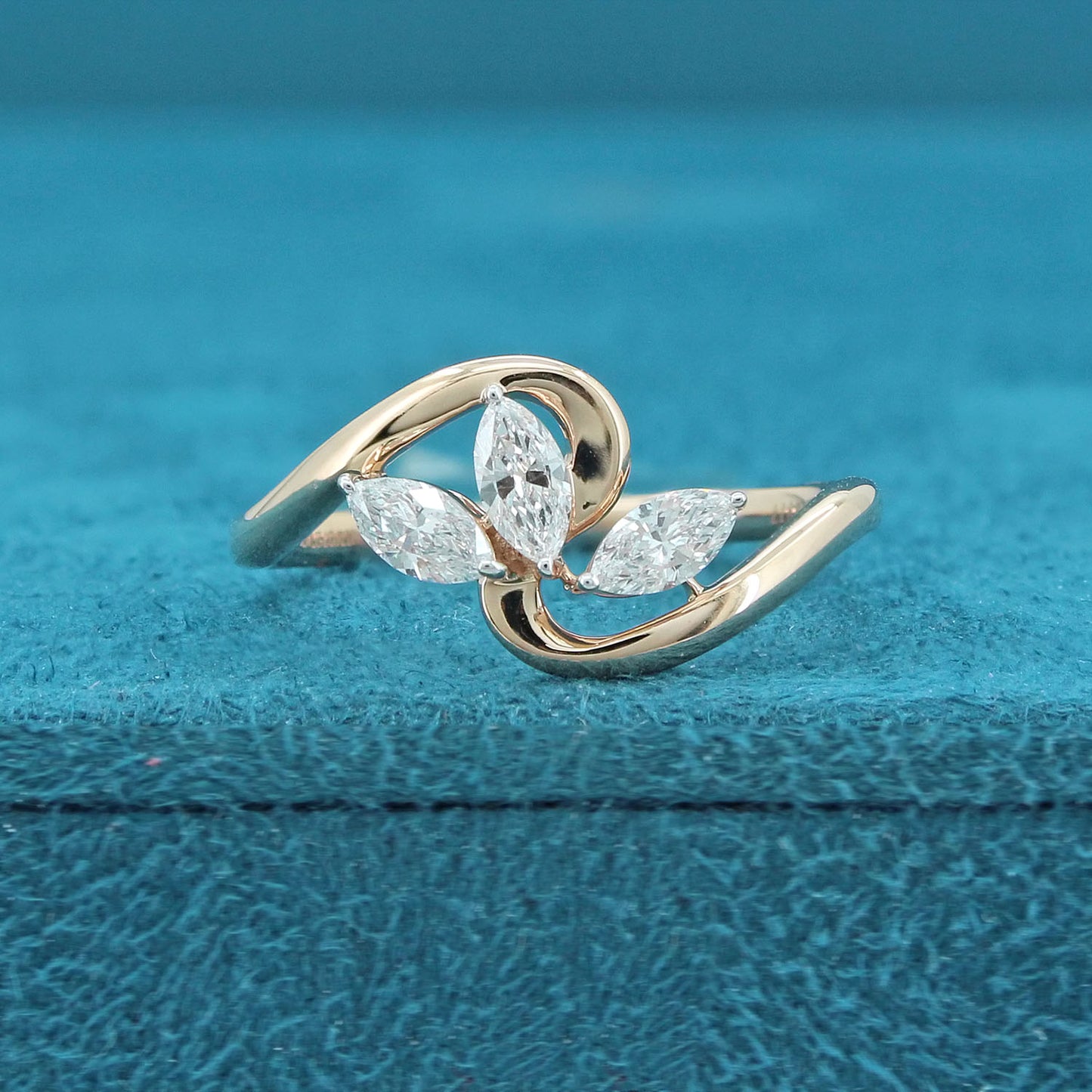 Rilenn Three Stone Diamond Ring