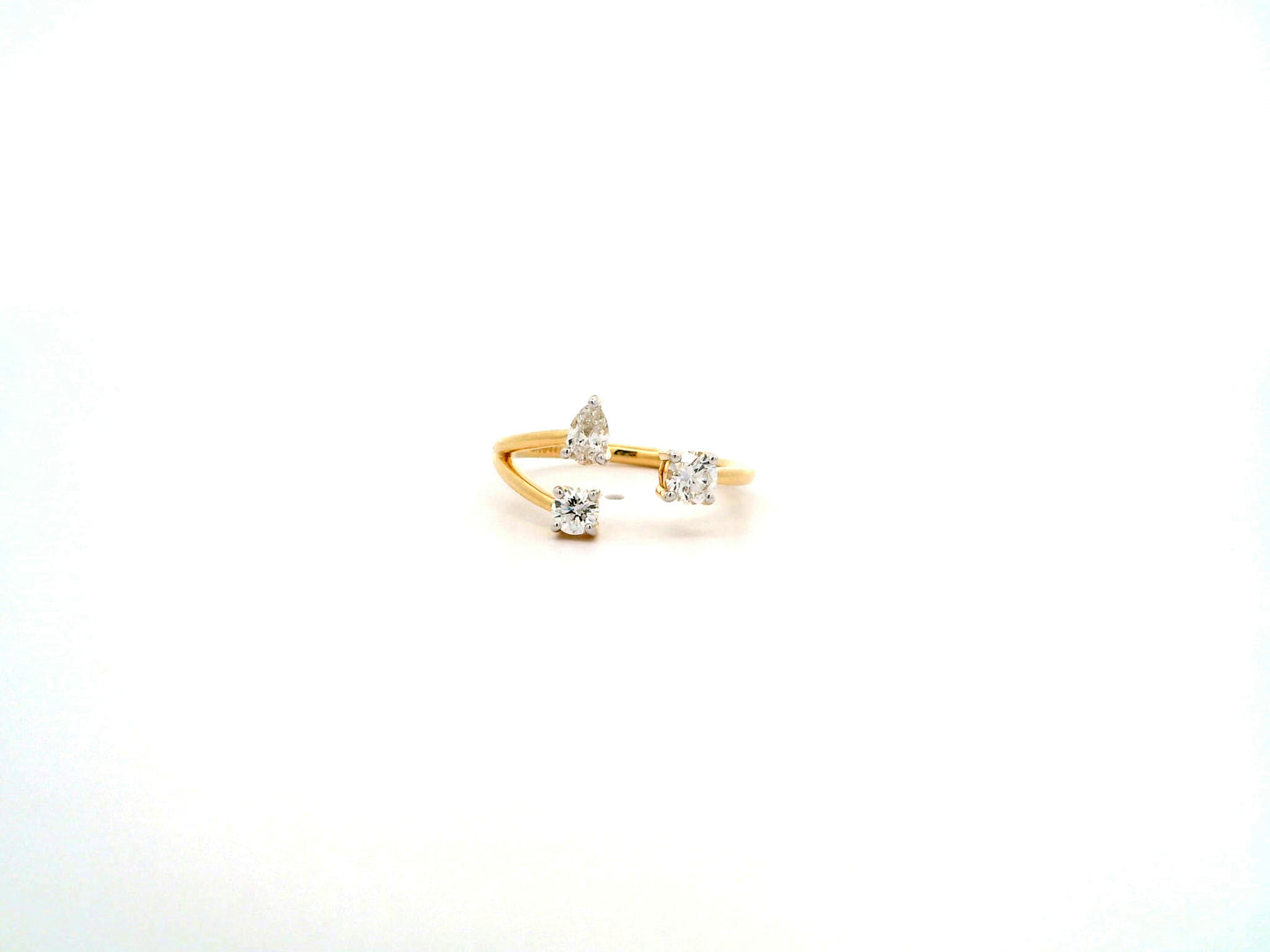 Asterin Three Stone Diamond Ring