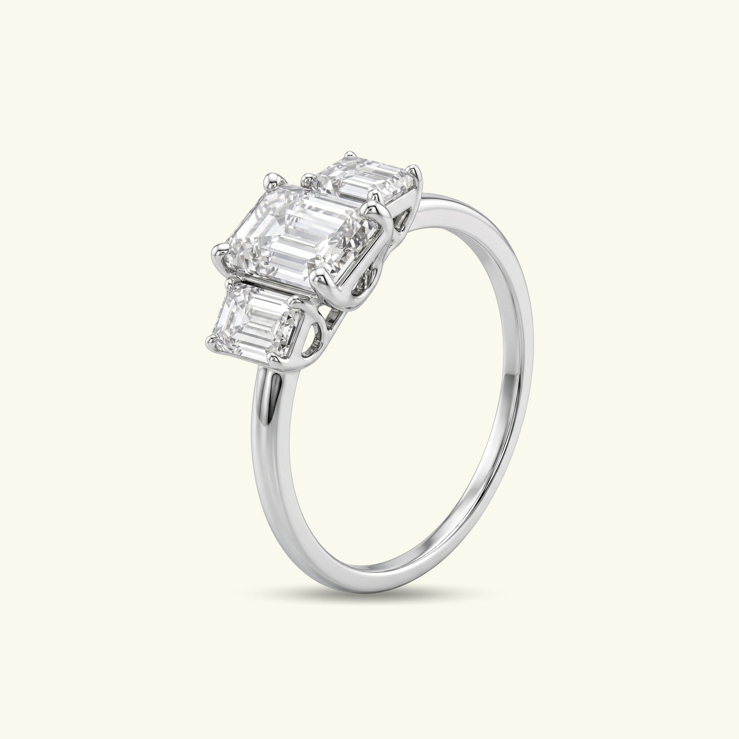 Serelle Three Stone Diamond Ring