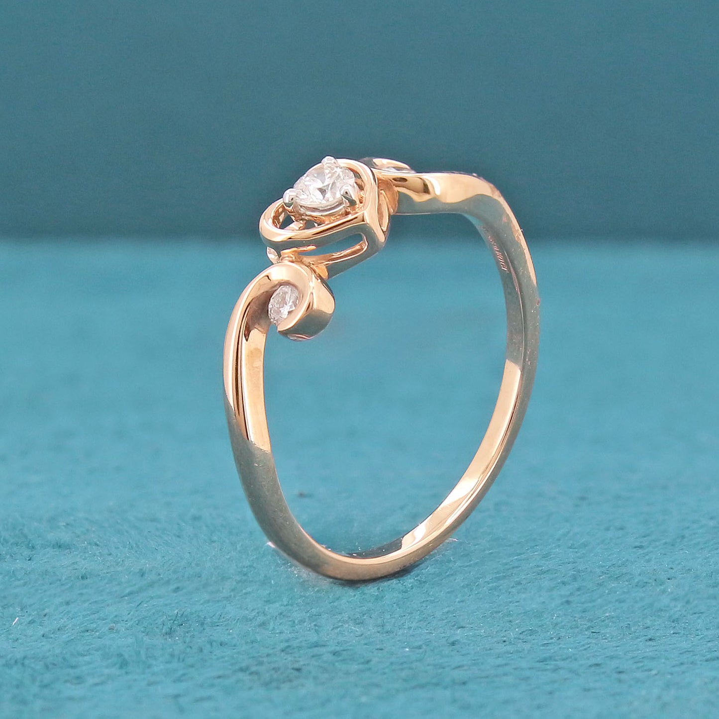 Enza Three Stone Diamond Ring