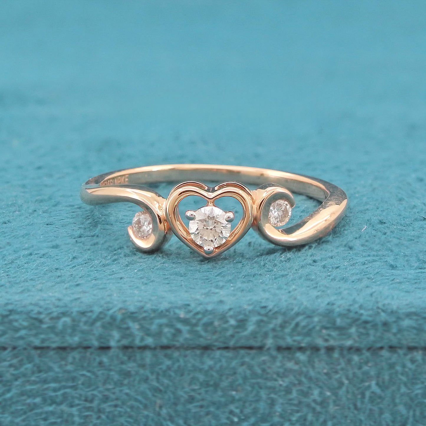 Enza Three Stone Diamond Ring