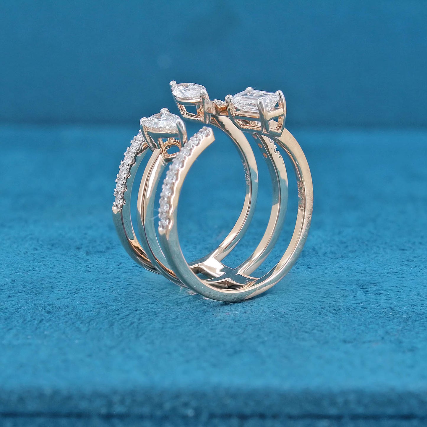 Mirevi Scatter Diamond Eternity Ring