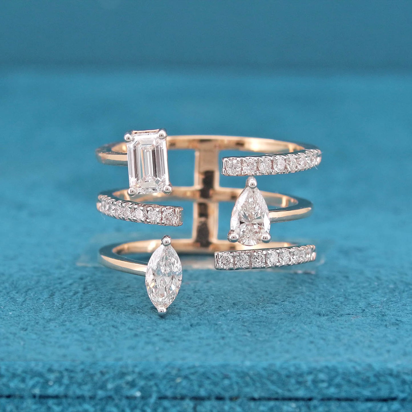 Mirevi Scatter Diamond Eternity Ring