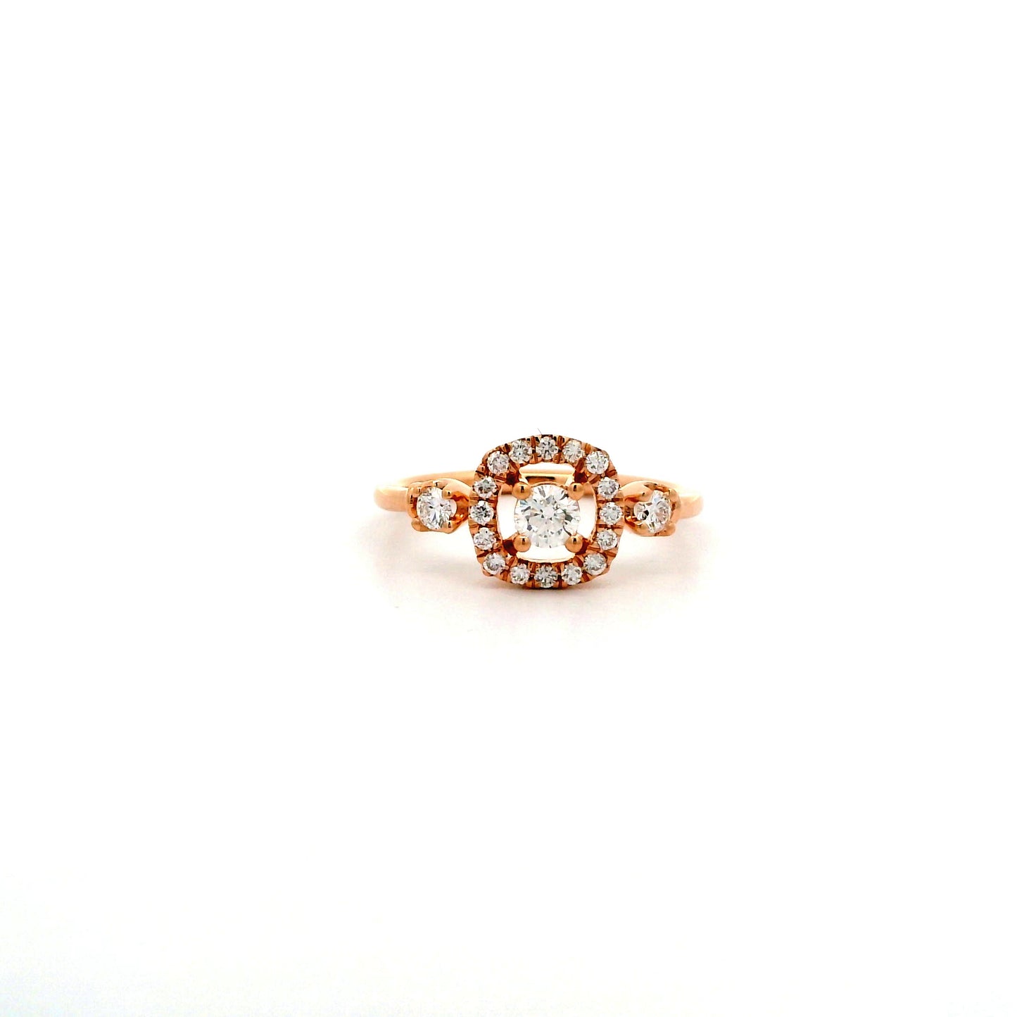 Noel Halo Diamond Ring