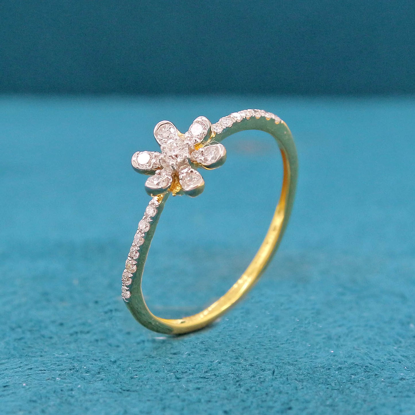 Merielle Floral Diamond Ring