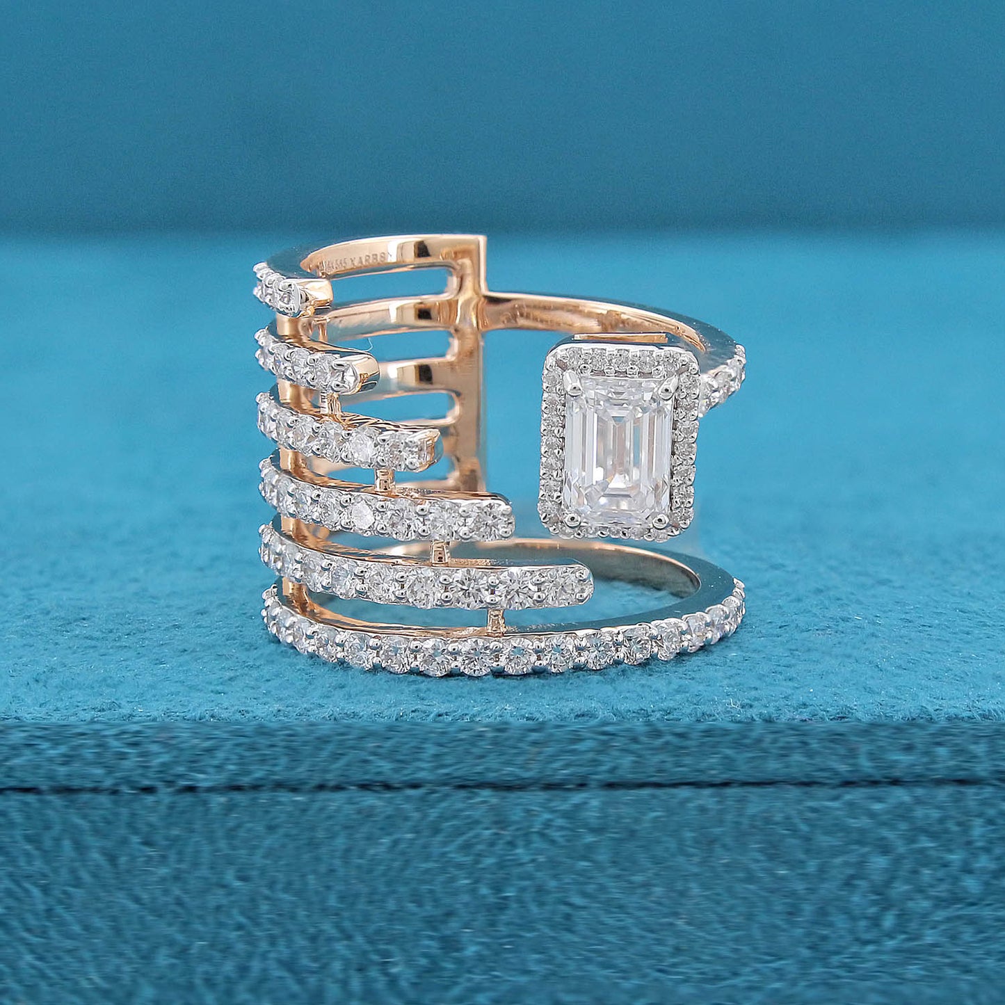 Alenor Scatter Diamond Eternity Ring