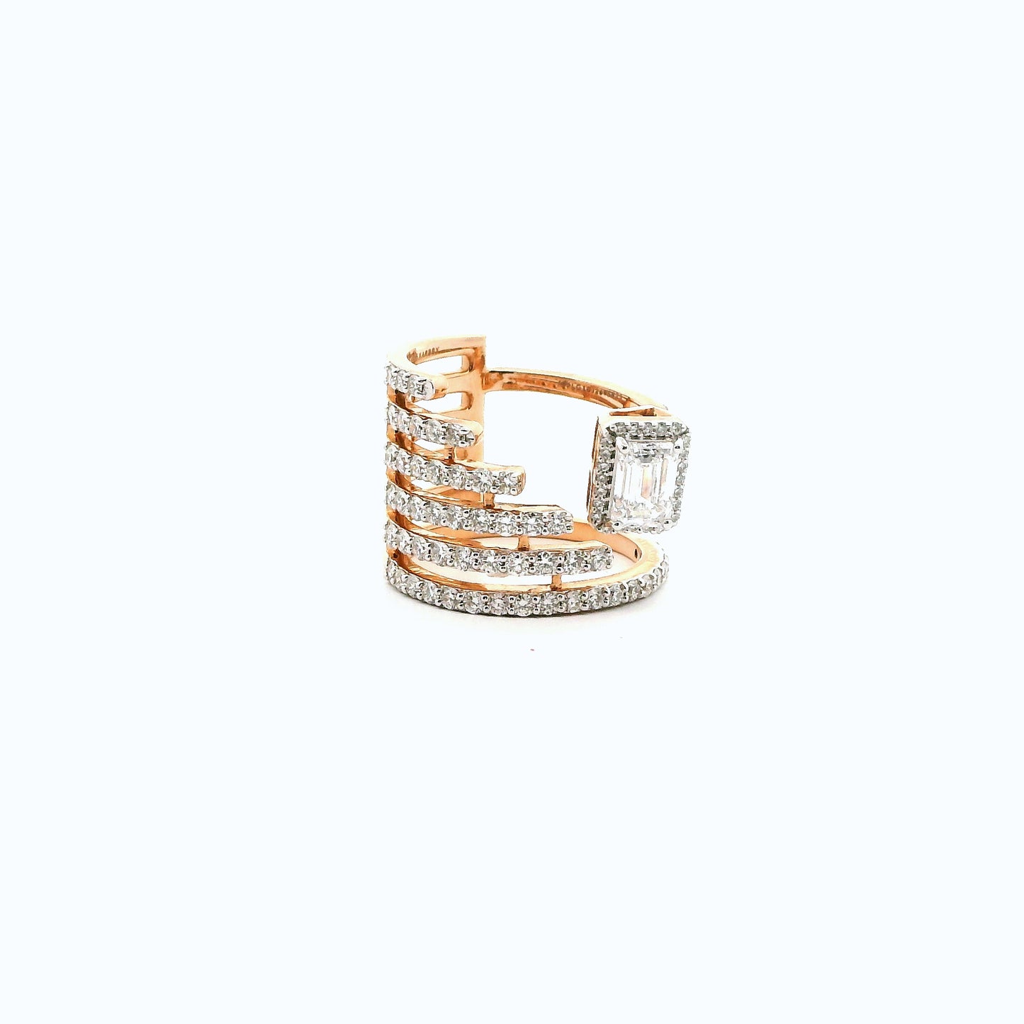 Alenor Scatter Diamond Eternity Ring