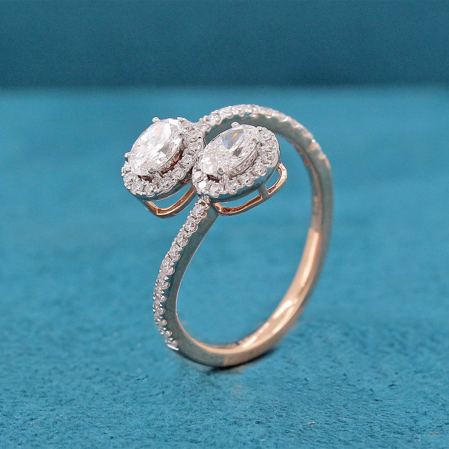 Zephyra Halo Diamond Ring