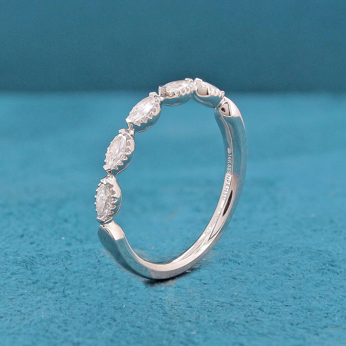 Elvena Five Stone Diamond Eternity Ring