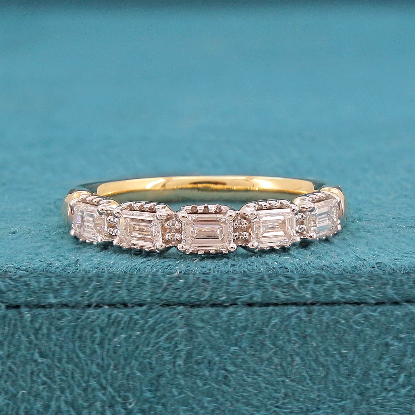 Ivenna Five Stone Diamond Eternity Ring