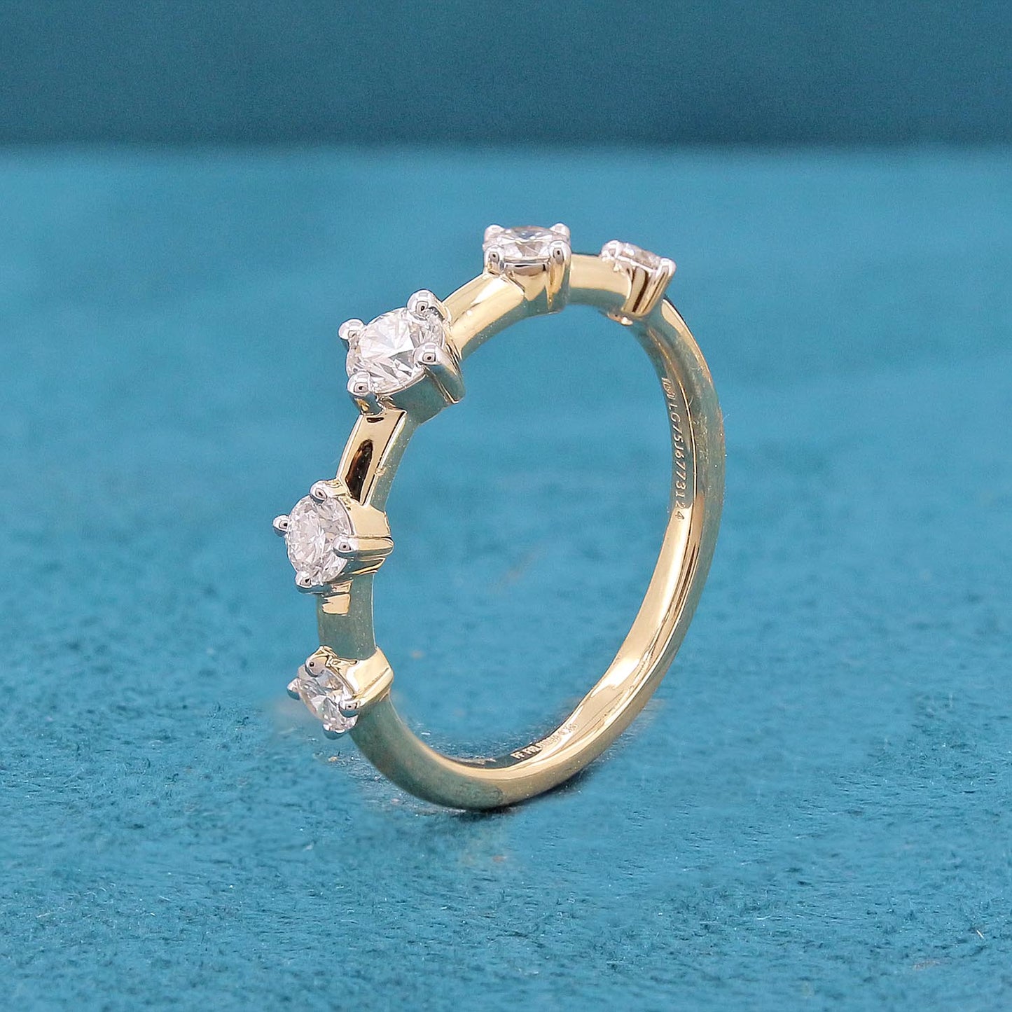 Elenya Five Stone Diamond Ring