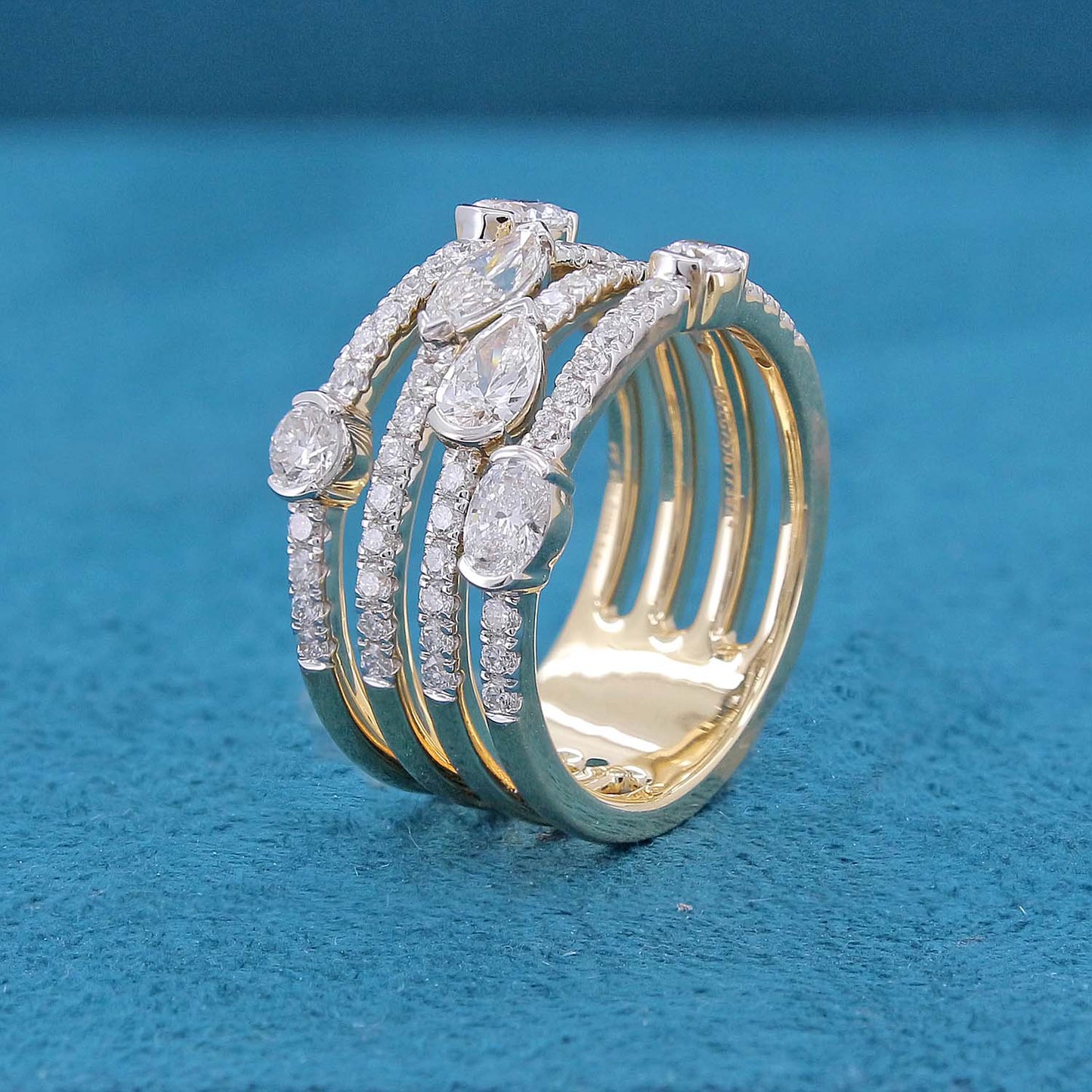 Sayelle Scatter Diamond Eternity Ring