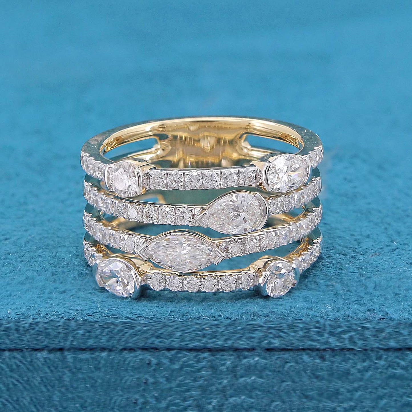 Sayelle Scatter Diamond Eternity Ring