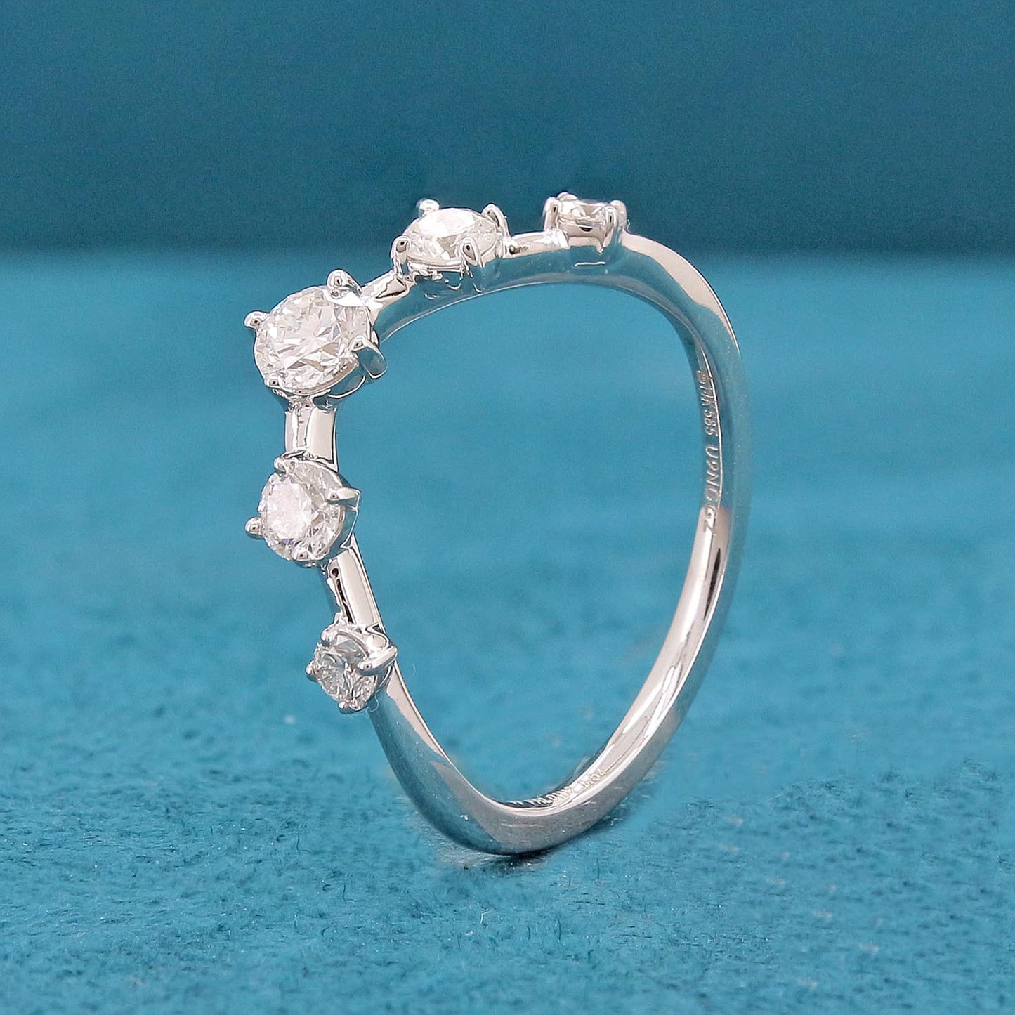 Virel Five Stone Diamond Ring