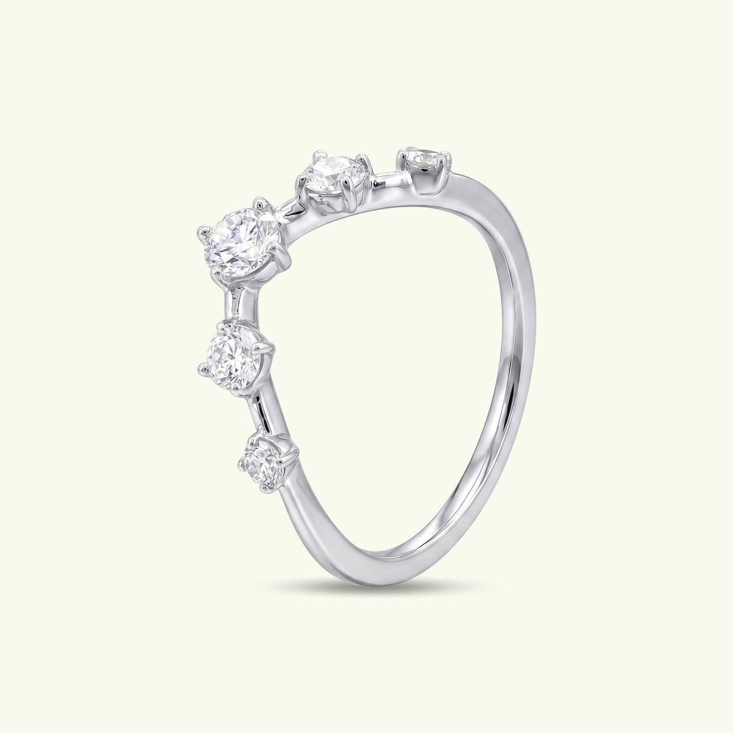 Virel Five Stone Diamond Ring
