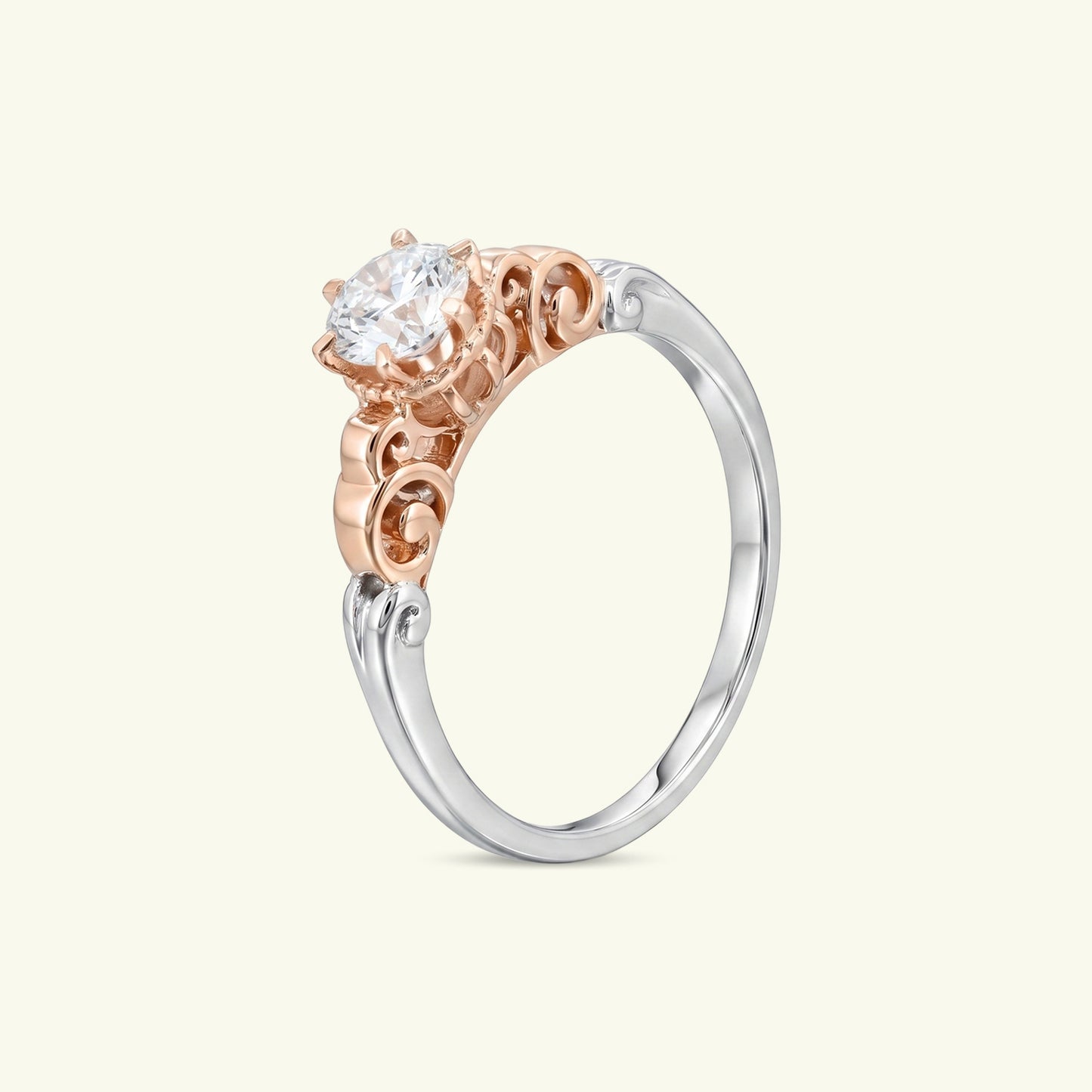 Elyra Solitaire Diamond Ring
