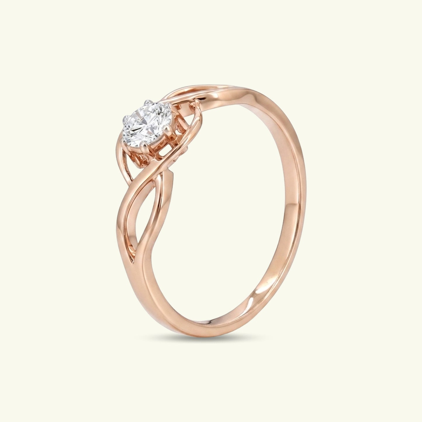 Elyse Solitaire Diamond Ring